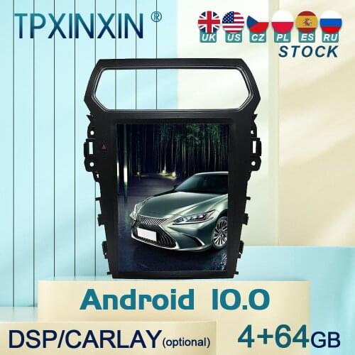 10.0 For Ford Explorer 2011 - 2019 Android Car Stereo Radio with Screen Tesla Radio Player Car GPS Navigation Head Unit