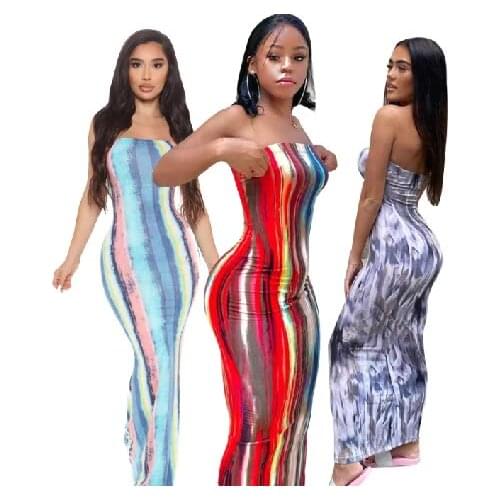 2021 new design fashion super stretch womens slim sexy plus size ladys clothing plus size Women tee dress