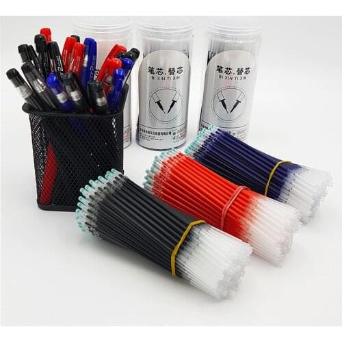 30 Pcs Red Blue Black ink Gel Pen 0.5mm Writing Neutral Pens Simple Pen Student School Office Supplies Stationery Tool