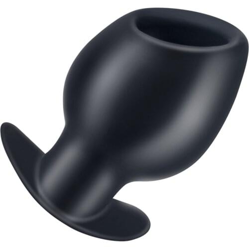 Huge Anal Plug Silicone Hollow Prostate Massage Vaginal Dilator Anus Speculum Large Butt Plug Treatment Massager Anal Sex Toys