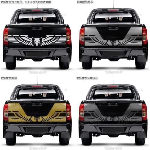 FOR Ford Raptor F-150 Pickup Truck Rear Door Decoration Retrofit NAVARA Tundra Hilux Rear Sticker