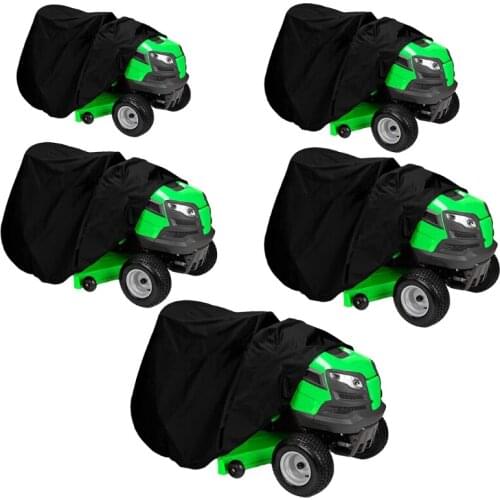 G5AB Indispensable Tough Oxford Cloth Lawn Mower Cover Fits for UV Protection Fallen Leaves Universal Lawn Mower Cover