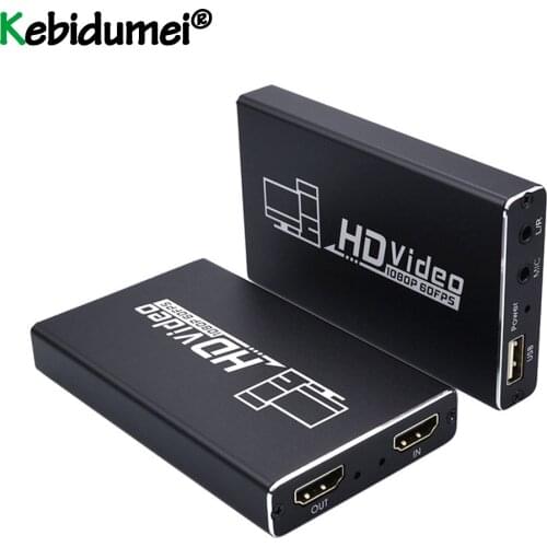HD 1080P 60Fps USB 2.0 Video Game Capture Card 4K 60HZ Video Converter for Live Streaming For XBOX PS4 MAC Plug and Play