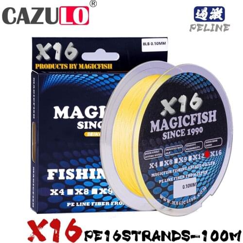 2021 New X16 Fishing Line Linha Multifilamento Pe 100M Strands Trenzado Braided Accesorios Mar A La Carpe De Pesca Hilo Trenzado