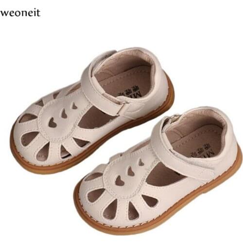 Weoneit Children Shoes Baby Leather Sandals Children Baby Girls Sandals Casual Comfortable Party Sandalia Infantil Kids