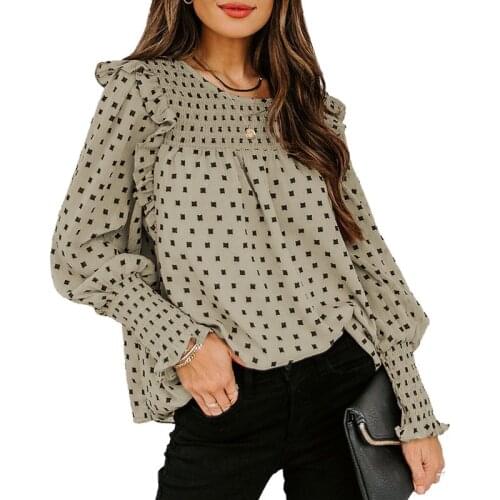 Блузки в горошек SAUSA FULLING China At AliExpress