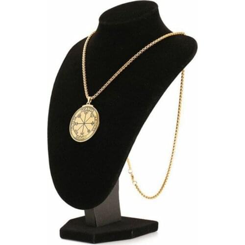 Talisman Of Protection Good Luck Wealth Seal Of Solomon Stainless Steel Necklaces & Pendants Women/Men Jewelry joyas