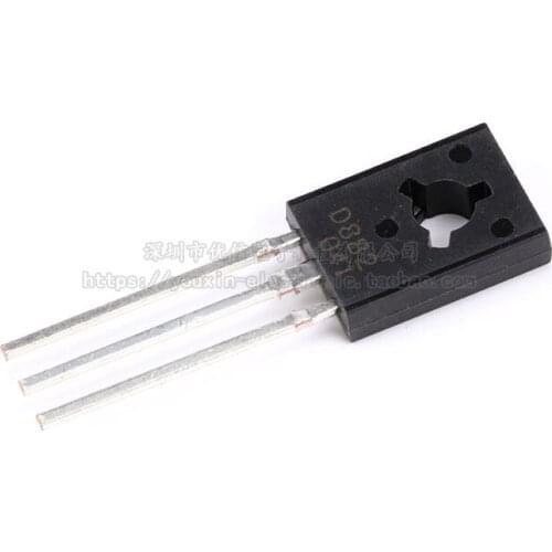 20pcs / 1 lot Original D882 TO-126 NPN transistor 30V 3A straight plug transistor copper feet