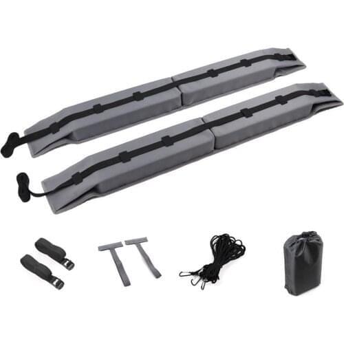 Universal Soft Roof Bars 600D Oxford&PVC Car Roof Racks Foldable Soft Automobile Rooftop Luggage Carry Car Roof Racks Bars Rail