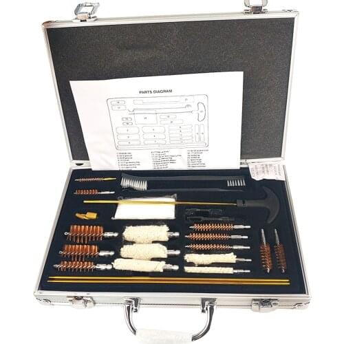 High Quality 74PCS Universal Hunting Hand Shot Gun Clean Smith Kit Set With Case Rilfe Accessories Gun Smithing & Maintenance