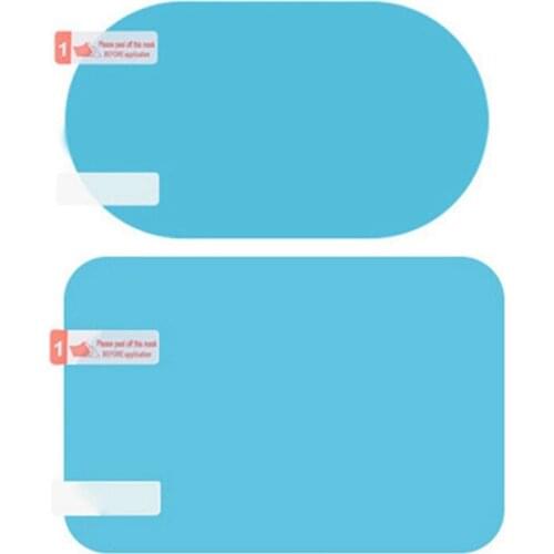 1 Set/4 Pcs Car Rearview Mirror Waterproof Glass Film Anti-Fog Rain-Proof Window Membrane Specifications Auto Car Accessories