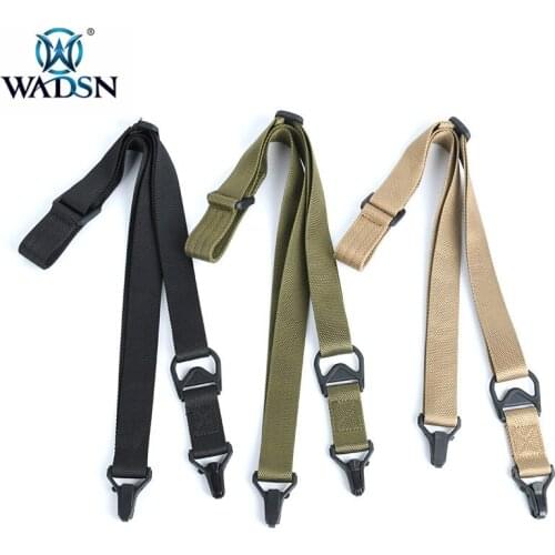 Wadsn Tactical MS3 Multi-Mission Adjustable Single Point / 2 Point Sling Nylon strap Safety Paintball Hunting Pistol Strap