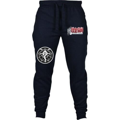 Japan anime Fullmetal Alche pants men women Sweatpants Casual Cotton SweatPants anime cartoon Cosplay pants