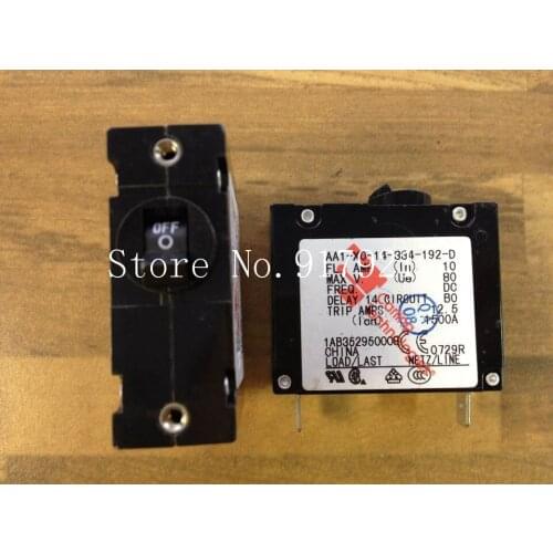 [ZOB] The Jialing AA1-X0-14-334-192-D circuit breaker 1P10A 80VDC genuine new equipment --12pcs/lot