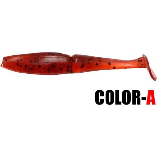 10PCS / Lot Fishing Swim Soft Lures Spoons 6cm/ 1.4g Topwater Rubber Soft Bait Wobblers Pesca Bass Pike Fishing Tackle Bait