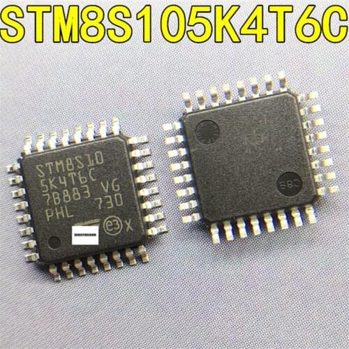 100pcs X STM8S105K4T6C STM8S105 LQFP32 NEW Free Shipping