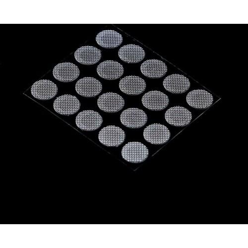 20pcs/set Dust Network shell steel mesh In-ear Headphones Parts Self-adhere Dustproof Net Earphone Dust Network