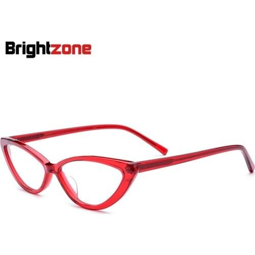 2018 Hot SellSmall Rim Cats-Eye Vintage Optical Glasses Frame Fashion Populars Triangle Spectacle Frame Woman Oculos Redondo