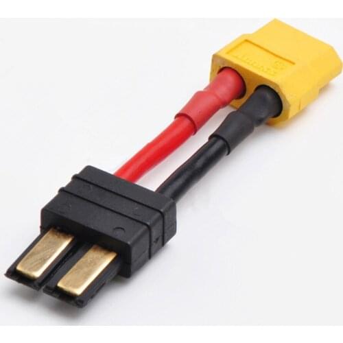 Female XT60 XT-60 to Male TRX Adapter with 14awg Wire for RC