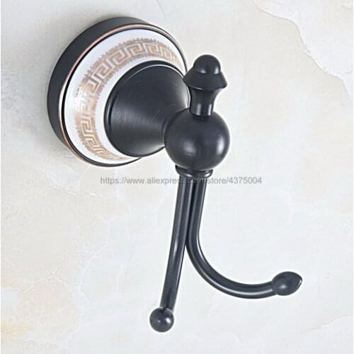 Oil Rubbed Bronze Coat Hook Bathroom Hardware Wall Mounted Bathroom Hanging Hook Bathroom Hardware Nba716