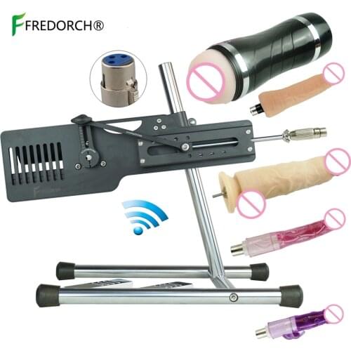 FREDORCH Premium Vibrator Sex Machine, 120W Turbo Gear Power Intelligent frequency,360 degree More Quiet Love Machine