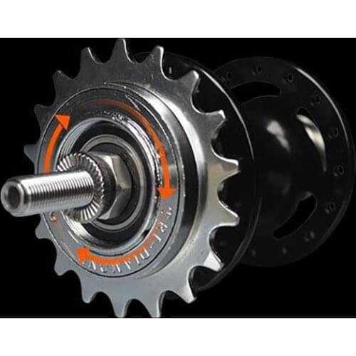 17T Freewheel Fixed Gear Bike cog Single Speed With Locking Ring Electroplating Bicycle Accessories Cycling Parts