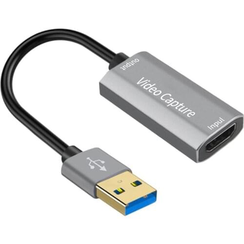 USB 3.0 Video Capture Card 1080P 60FPS 4K HDMI-compatible Video Grabber Box for Macbook PS4 Game Camera Recorder Live Streaming