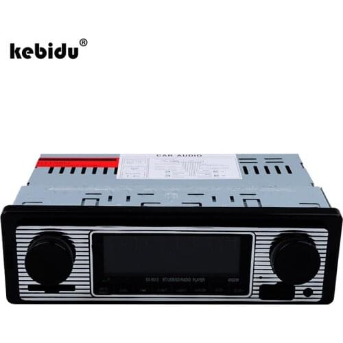 Kebidu Multi-function MP3 player 1 Din MP3 Player Audio Support Wireless Bluetooth USB FM Radio Remote Control For Car