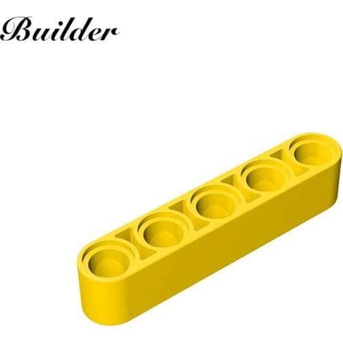 Little Builder 32316 MOC Technology Bricks 1x5 Thick Hole Arm Liftarm 10pcs Building Blocks DIY Assembles Toys for Children