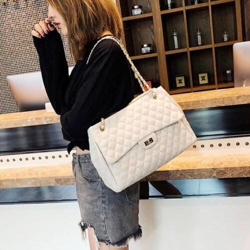Leather 2019 luxury Handbags women crossbody bags for Womens Designer The Big Lattice Lock Shopping Large Tote Shoulder bolsa