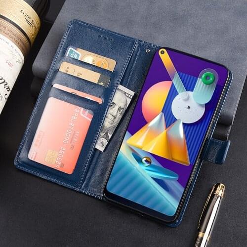 Wallet Case For Samsung Galaxy M11 Flip Leather Cover For Samsung SM-M115F Phone Case Funda Capa Coque