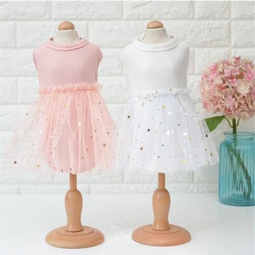 Pet Clothes Summer Dog Dress Vest Skirt Wedding Dresses Cat Yorkshire Chihuahua Puppy Poodle Pomeranian Schnauzer Clothing