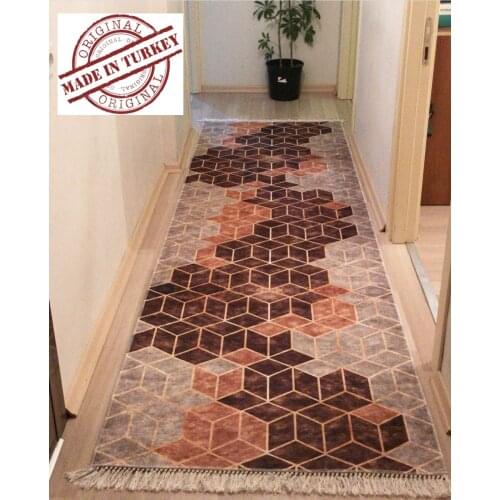 NON SLIP BOTTOM CARPET WASHABLE THIN CARPET SOFT TEXTURED CORRIDOR CARPET