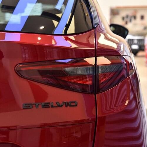 Car Metal Body Letter Decoration Sticker STELVIO Style Is Suitable For Alfa Romeo Stelvio Labeling Modification Accessories