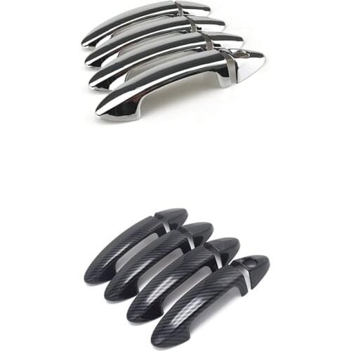 Car Exterior Door Handle Cover Sticker for Ford Fiesta 2009 2010 2011 2012 Accessories