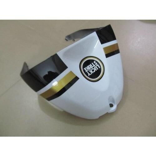 Hlaf tank cover Fairing part for KAWASAKI Ninja ZX6R 636 05 06 ZX 6R 2005 2006 ABS white black Fairings set KC15