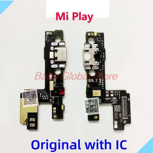 Original Charging Port Flex Cable for Xiaomi Mi Play Charge Board USB Plug PCB Dock Connector Flex Cable Replacement Spare Parts