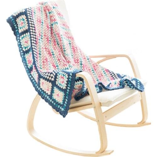 Craft Ancients Crochet DIY Blanket Material Bag Handmade Crochet Blanket Cushion Felt Pastoral Style Gift Home&living Party Gift