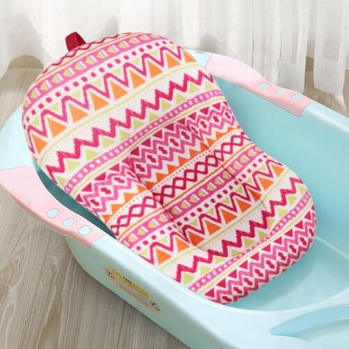 Portable Baby Non-Slip Bath Cushion Bathtub Mat Infant Safety Sleep Mat Seat Support