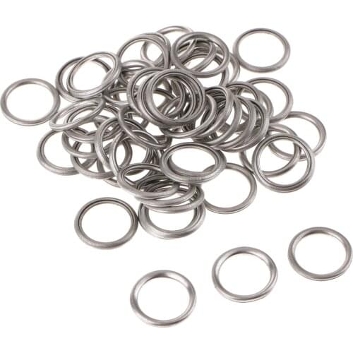 50x ENGINE OIL DRAIN PLUG WASHER GASKET FOR Mitsubishi V5 V6 (MD050317) 14MM