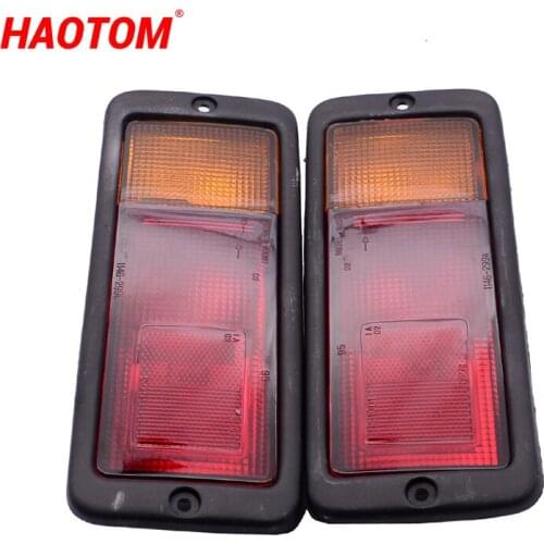 1Pair L+R Car Rear Bumper Fog Light For Lamp Reflector For Mitsubishi Pajero Monteiro V31 V32 V33 V43 1992-1998 Without Bulb