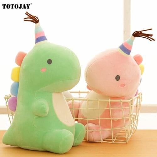 1pc 23-50cm Super Soft Lovely Dinosaur Plush Doll Cartoon Stuffed Animal Dino Toy for Kids Baby Hug Doll Sleep Pillow Home Decor