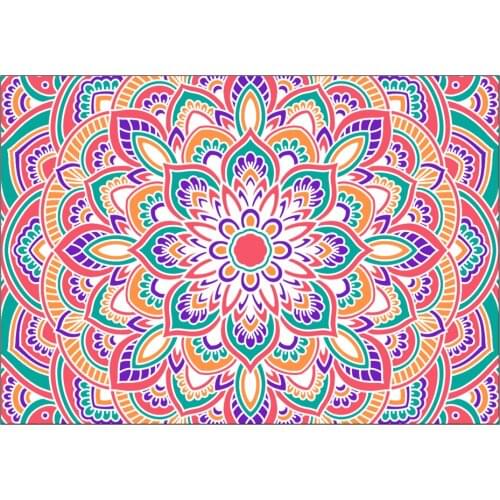 Comfortable printed bohemian carpet printed carpet toilet anti-slip mat living room bedroom home decoration carpet can be custom