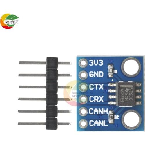Ziqqucu SN65HVD230 CAN Bus Transceiver Communication Thermal Protection Slope Control Module for Arduino Controller Board