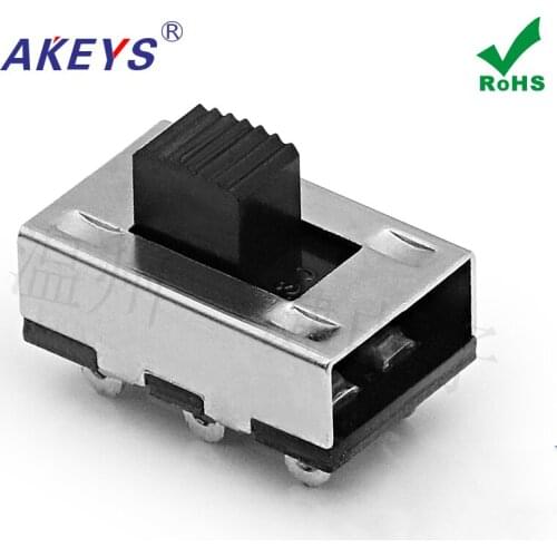 10pcs One key ss-22h01 toggle switch 22.5*14 without fixed feet two gears 6 feet push refrigerator power supply