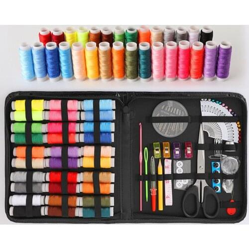 2020 Home Sewing Kit Packet Travel Necessary Cross-Stitch Needlebox Box Sets High Quality Household Sewing Needlework Set Bags