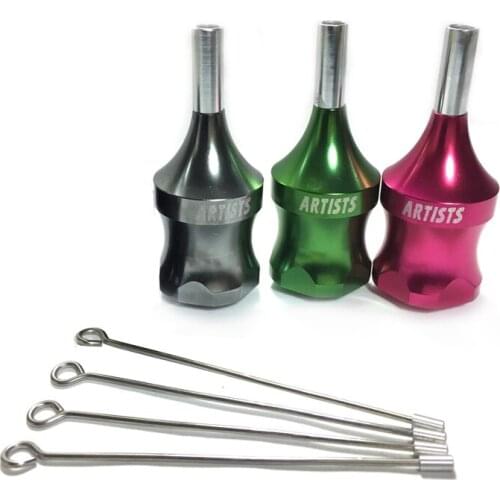 Free Shipping 25mm Aluminum Alloy Grip Tube Hawk Needle Cartridge Tattoo Grip Tattoo Tube for Tattoo Cartridges Needle Wholesale