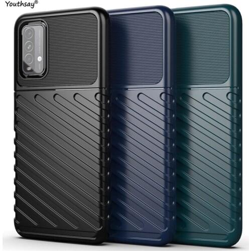 For Xiaomi Redmi 9T Case Rubber Silicone Protective Armor Soft Case for Xiaomi Redmi 9T Cover For Redmi 9T Case