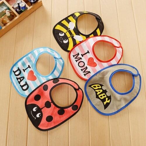 Baby bibs 25*18cm cartoon printing waterproof bibs for baby boy girl BB002 baby clothes cute accessories BB16