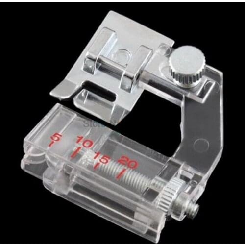 By dhl 500pcs high quality Adjustable Bias Binder Presser Foot Feet Binding Feet Sewing Machine Attachment Accessory
